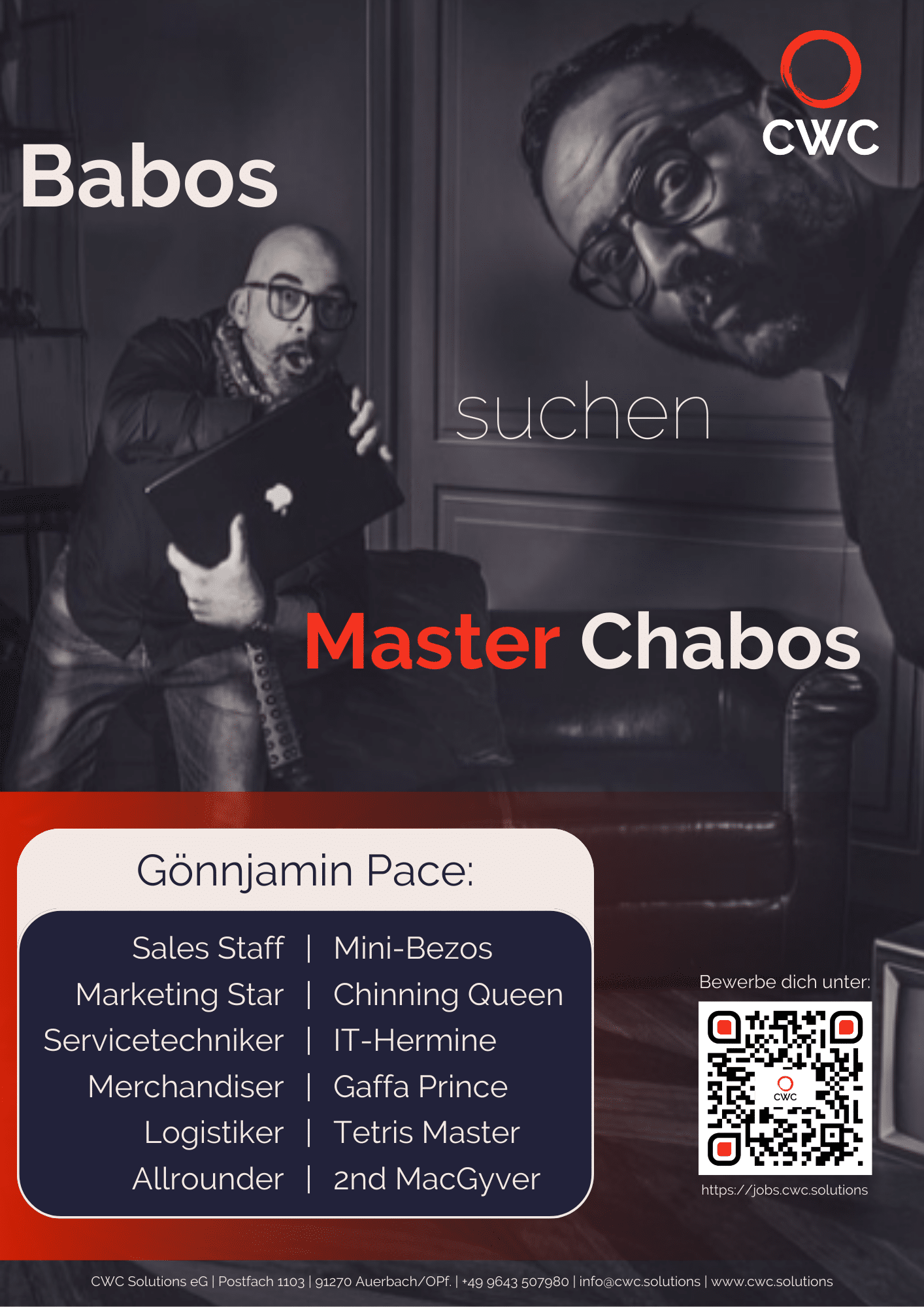 Master Chabos gesucht